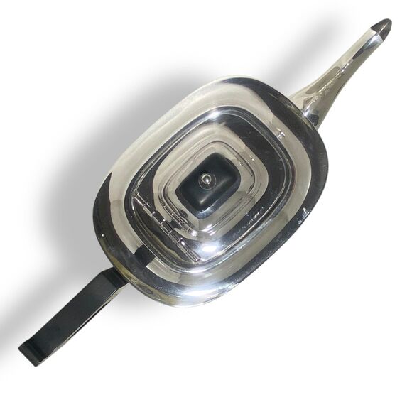 Viners of Sheffield Alpha Tea Pot Silver Plated 1.5 qt Vintage England - Picture 4 of 10